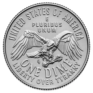 2026 Dime - S - Emerging Liberty - Clad reverse